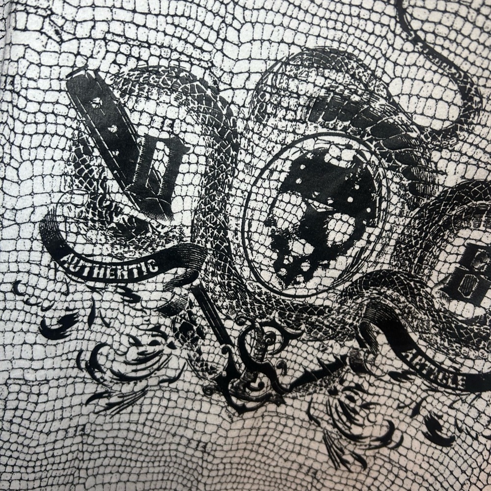 Shady Ltd snakeskin aop skull t-shirt - Picture 4 of 5